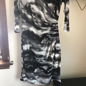 Long sleeve midi dress. Calvin Klein